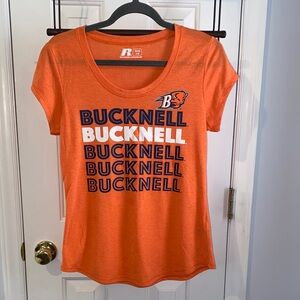 NWOT Russell Women’s Bucknell shirt feat. Bucky the Boson, slub fabric small 4-6